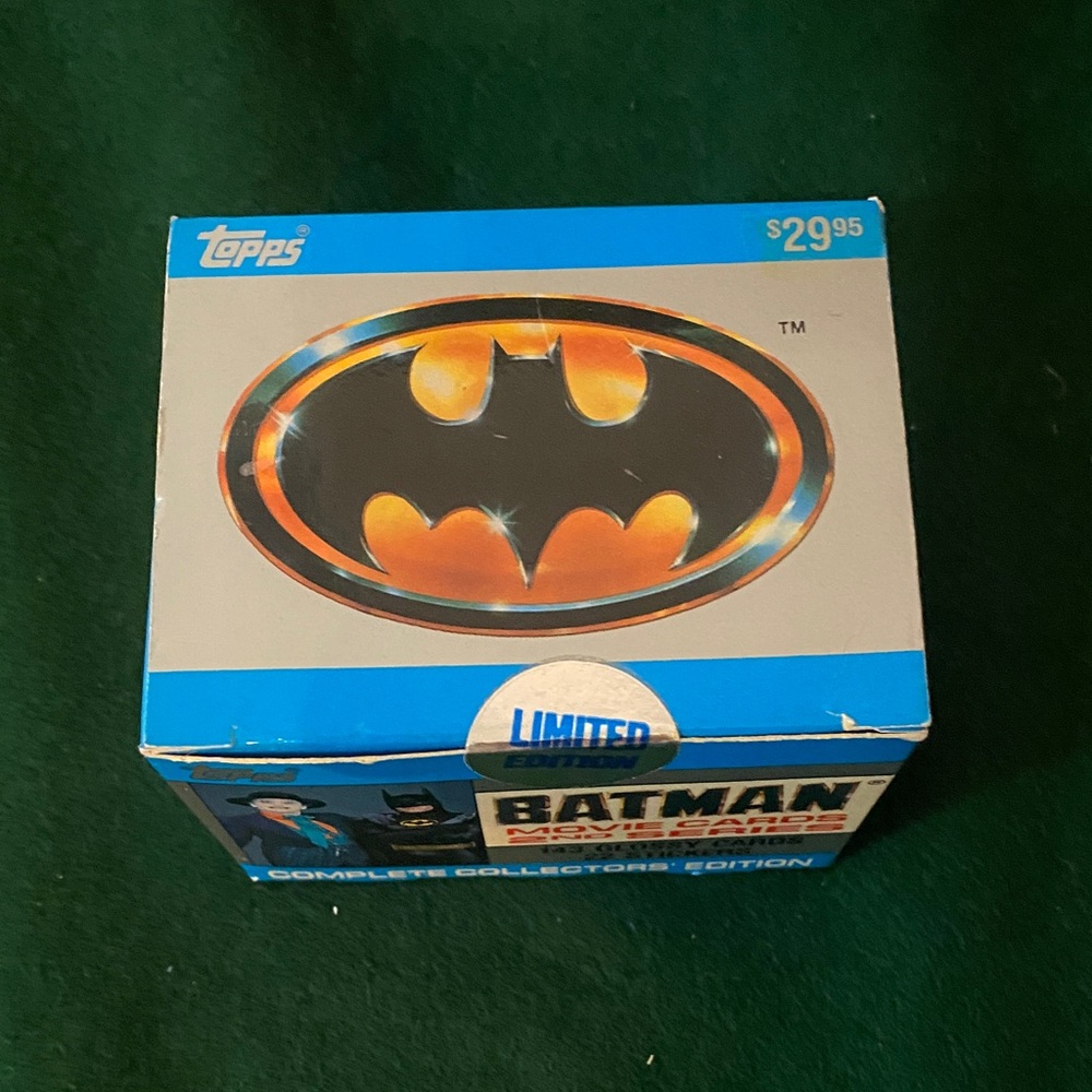 Topps Batman Movie Cards 2nd Series Complete Collectors Edition 1989 Sealed Box